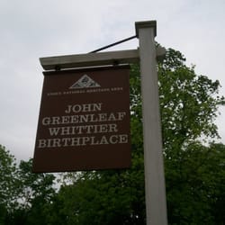 Whittier Birthplace - Sign