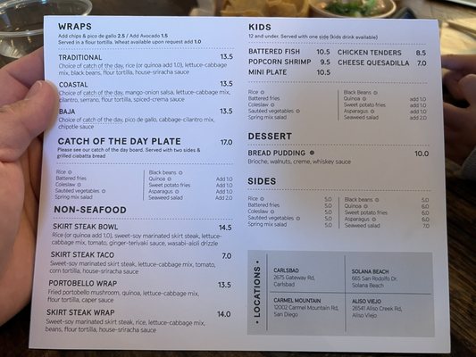 Menu photo 7 Fish District Carlsbad, CA Menu photo 7 Fish District Carlsbad, CA