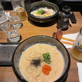 Udon Lab - Mentaiko Cream Udon - Noodles Near Me - New York, New York Udon Lab - Mentaiko Cream Udon - Noodles Near Me - New York, New York