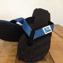 Upcycled flip flops