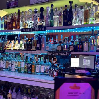 Rosarito - The wall of Tequila. Wow! - Mexican Near Me - Croton-on-Hudson, New York