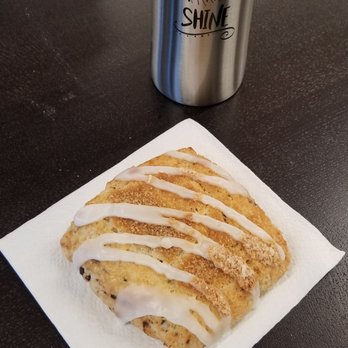Civilization - Lemon blueberry scone. Very good, but not much lemon or blueberry flavor. - Coffee & Tea Near Me - Cleveland, Ohio