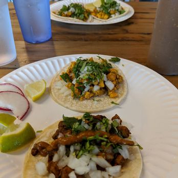 Señor Taco - Pollo (chicken) and al pastor (pork) tacos. - Tacos Near Me - Bellevue, Washington Señor Taco - Pollo (chicken) and al pastor (pork) tacos. - Tacos Near Me - Bellevue, Washington