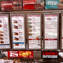 Wendy's - Drive thru menu