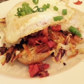 Boulevard Cafe - Moose = a very hearty breakfast dish of goodness.  My go-to when I just want it all on the plate! - New American Near Me - Daly City, California