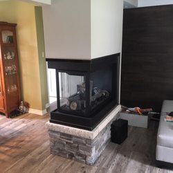 Your Fireplace Specialist - Three sided fireplace