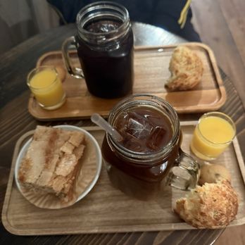 The Fancy Kook - Spiced cake, scallion and chive scone and cold brew - Bakeries Near Me - New York, New York