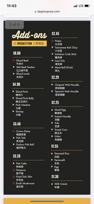 Menu photo 7 Boiling Point Hacienda Heights, CA