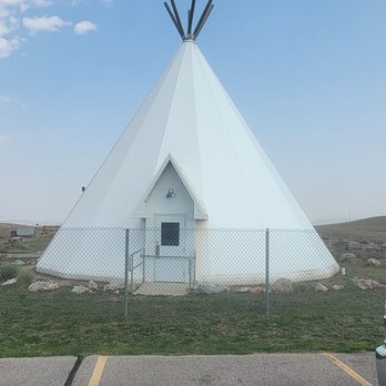 Vore Buffalo Jump Foundation - Teepee where bones are stored - Museums Near Me - Sundance, Wyoming Vore Buffalo Jump Foundation - Teepee where bones are stored - Museums Near Me - Sundance, Wyoming