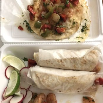 Los Almuerzos Mexicanos - 3 shrimp tacos- 10.50- well worth it - Mexican Near Me - Jamaica, New York Los Almuerzos Mexicanos - 3 shrimp tacos- 10.50- well worth it - Mexican Near Me - Jamaica, New York