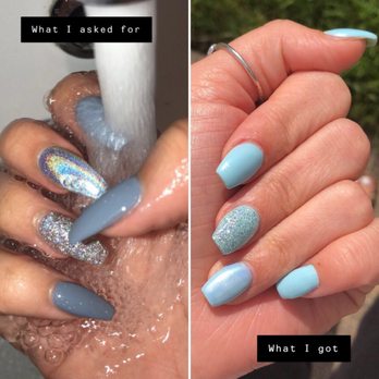 Solar Nails - Expectations vs What I received - Nail Salons Near Me - Keizer, Oregon Solar Nails - Expectations vs What I received - Nail Salons Near Me - Keizer, Oregon