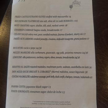 Hyacinth - Food Menu - Italian Near Me - Saint Paul, Minnesota