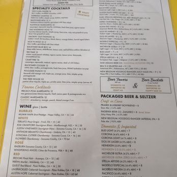 Backyard - Desert Ridge - Menu - Sports Bars Near Me - Phoenix, Arizona