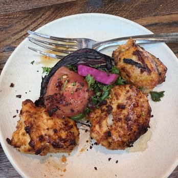 Mazra - Chicken Kebab (side) - Mediterranean Near Me - San Bruno, California Mazra - Chicken Kebab (side) - Mediterranean Near Me - San Bruno, California