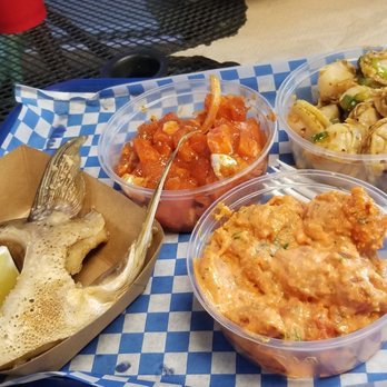 Seattle Fish Guys - hamachi kama, spicy tuna poke, scallop poke and steelhead salmon poke - Seafood Markets Near Me - Seattle, Washington Seattle Fish Guys - hamachi kama, spicy tuna poke, scallop poke and steelhead salmon poke - Seafood Markets Near Me - Seattle, Washington