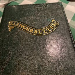 Menu cover Menu cover