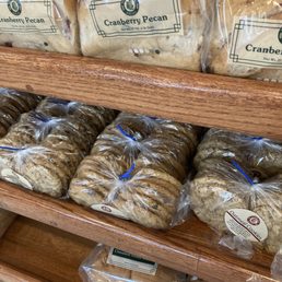 Their rack of various breads even contains some cookies. Just right for Grab-And-Go Their rack of various breads even contains some cookies. Just right for Grab-And-Go