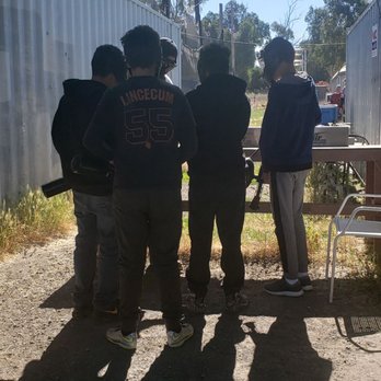 Midway Paintball Facility - Getting air filled in guns - Paintball Near Me - Vacaville, California