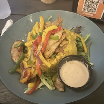 La Vergüenza - Sautéed chicken & vegetables with Mofongo - Puerto Rican Near Me - San Juan, Puerto Rico La Vergüenza - Sautéed chicken & vegetables with Mofongo - Puerto Rican Near Me - San Juan, Puerto Rico