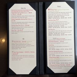 Krob Krua Thai Restaurant - Menu