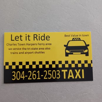 Let It Ride Taxi - Taxi service card - Taxis Near Me Let It Ride Taxi - Taxi service card - Taxis Near Me