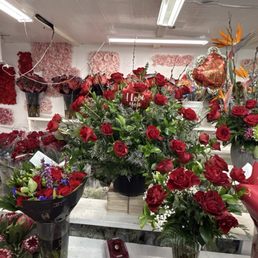 Example of some fine flowers in the shop!
