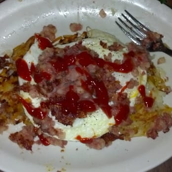 Soup Shoppe - Corned Beef Hash... Eggs over easy.... Crispy Hash Browns... and toasted English Muffin... piled it all up... and Pigged out! - Breakfast & Brunch Near Me - Riverside, California Soup Shoppe - Corned Beef Hash... Eggs over easy.... Crispy Hash Browns... and toasted English Muffin... piled it all up... and Pigged out! - Breakfast & Brunch Near Me - Riverside, California