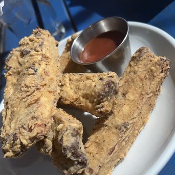 Lost & Found - Fried Ribs with Hennessy BBQ Sauce - Cocktail Bars Near Me - Houston, Texas