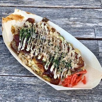 Temescal Brewing - Okonomiyaki with mushrooms; Better than restaurant-made ones!! - Beer Gardens Near Me - Oakland, California Temescal Brewing - Okonomiyaki with mushrooms; Better than restaurant-made ones!! - Beer Gardens Near Me - Oakland, California