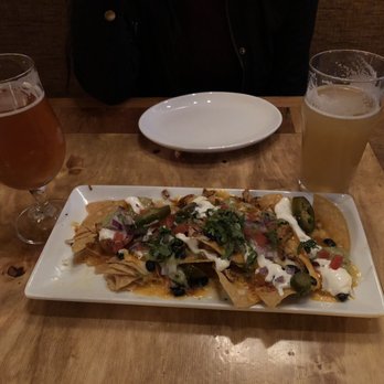 Eureka! - Chicken nachos with two permanent tap beers! - American Near Me - Fresno, California Eureka! - Chicken nachos with two permanent tap beers! - American Near Me - Fresno, California
