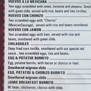 El Rancherito - Breakfast
-served at any time - Mexican Near Me - Denver, Colorado