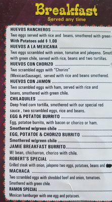 Menu photo 2 El Rancherito Denver, CO