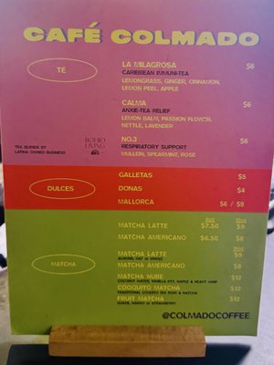 Menu photo 1 Cafe Colmado New York, NY Menu photo 1 Cafe Colmado New York, NY