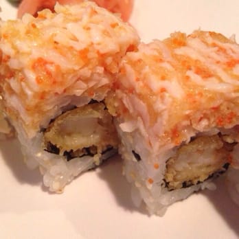 Sakura - Close up of the Snow Mountain Roll - Sushi Bars Near Me - Litchfield, Illinois Sakura - Close up of the Snow Mountain Roll - Sushi Bars Near Me - Litchfield, Illinois