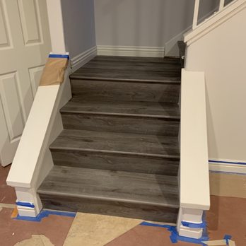 Pacific Landmark - Stairs up - Flooring Near Me - Santa Ana, California