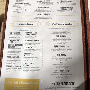 Jack's Restaurant & Bar - Menu - Breakfast & Brunch Near Me - Newark, California