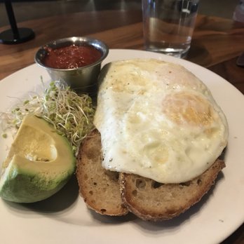 Frothy Monkey - California breakfast. Perfect amount. The house-made salsa really makes it different than other avo-toasts I've had. - Coffee & Tea Near Me - Chattanooga, Tennessee