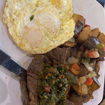 The Scratch Room - Chimichurri steak and eggs - Breakfast & Brunch Near Me - Anaheim, California The Scratch Room - Chimichurri steak and eggs - Breakfast & Brunch Near Me - Anaheim, California