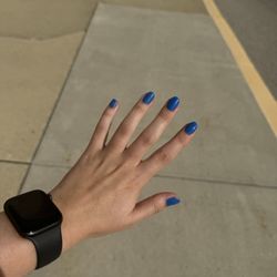 Shiny Nails - Royal blue no chip nails