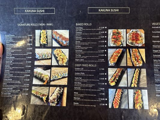 Menu photo 5 Kakuna Sushi San Jose, CA