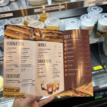 Paris Sandwiches - Brochure - Sandwiches Near Me - San Diego, California
