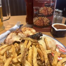 Swiss Chalet Rotisserie & Grill - 2 can dine for $19.99. Eat one and take the second one home for lunch tomorrow.