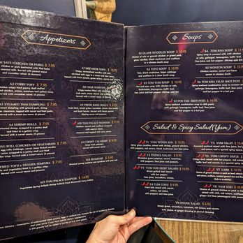Thai Palace - Menu. Photo 2 of 5. Appetizers, Soups, Salad & Spicy Salad (Yum). - Thai Near Me - Chapel Hill, North Carolina