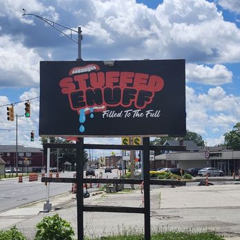 StuffedEnuff - Sign on Cleveland Ave. - Food Delivery Services Near Me - Columbus, Ohio StuffedEnuff - Sign on Cleveland Ave. - Food Delivery Services Near Me - Columbus, Ohio