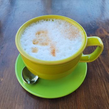 Blackbird Café - Cinnamon Honey latte (less sweet). - Cafes Near Me - Long Beach, California
