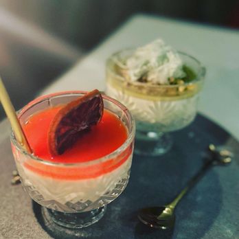 Pescada - Blood Orange & Pistachio Panna Cotta - Seafood Near Me - Scottsdale, Arizona Pescada - Blood Orange & Pistachio Panna Cotta - Seafood Near Me - Scottsdale, Arizona