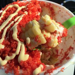 Lalo's Mexican Antojitos - They use real corn!!! They scrape it fresh for each order!