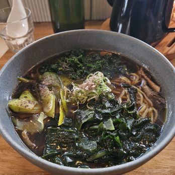 Kawa Ni - Mushroom dashi ramen--happy hour - Izakaya Near Me - Denver, Colorado Kawa Ni - Mushroom dashi ramen--happy hour - Izakaya Near Me - Denver, Colorado