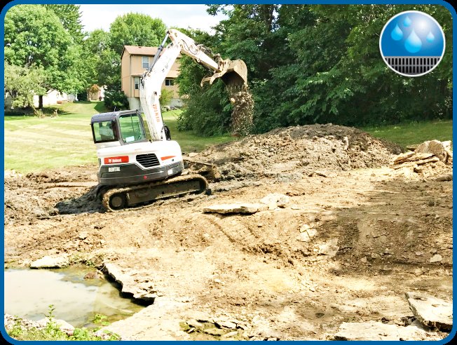 Slide of Drainage Team