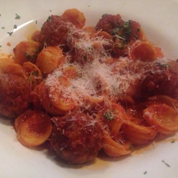 Juliet's Tavern - Orecchiette with marinara and veal meatballs - Sports Bars Near Me - Joliet, Illinois Juliet's Tavern - Orecchiette with marinara and veal meatballs - Sports Bars Near Me - Joliet, Illinois